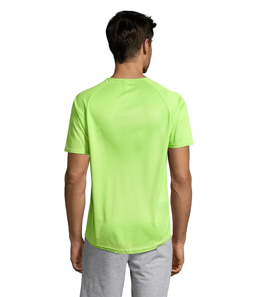 Sporty Heren T-shirt – Apple green