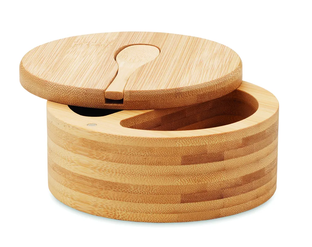 S&P · Peper en zout bamboe doosje – Hout