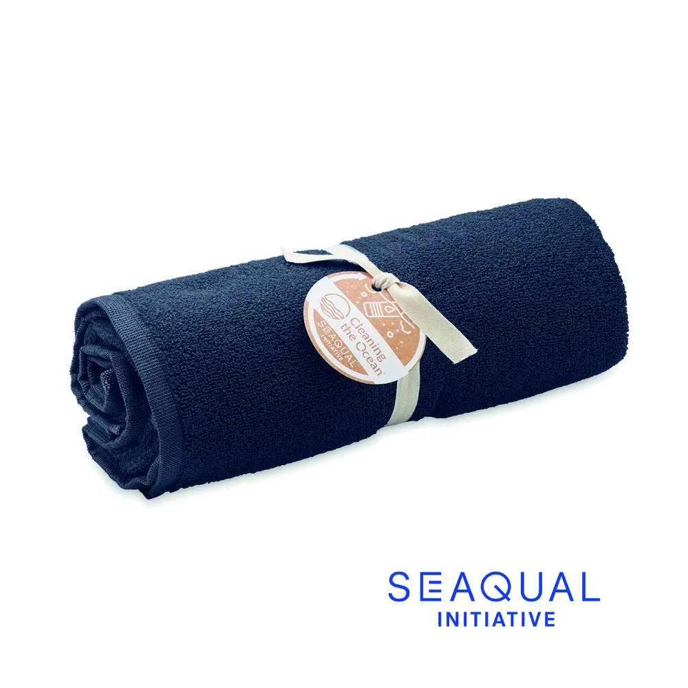 Water · Seaqual® handdoek 100x170cm – Blauw