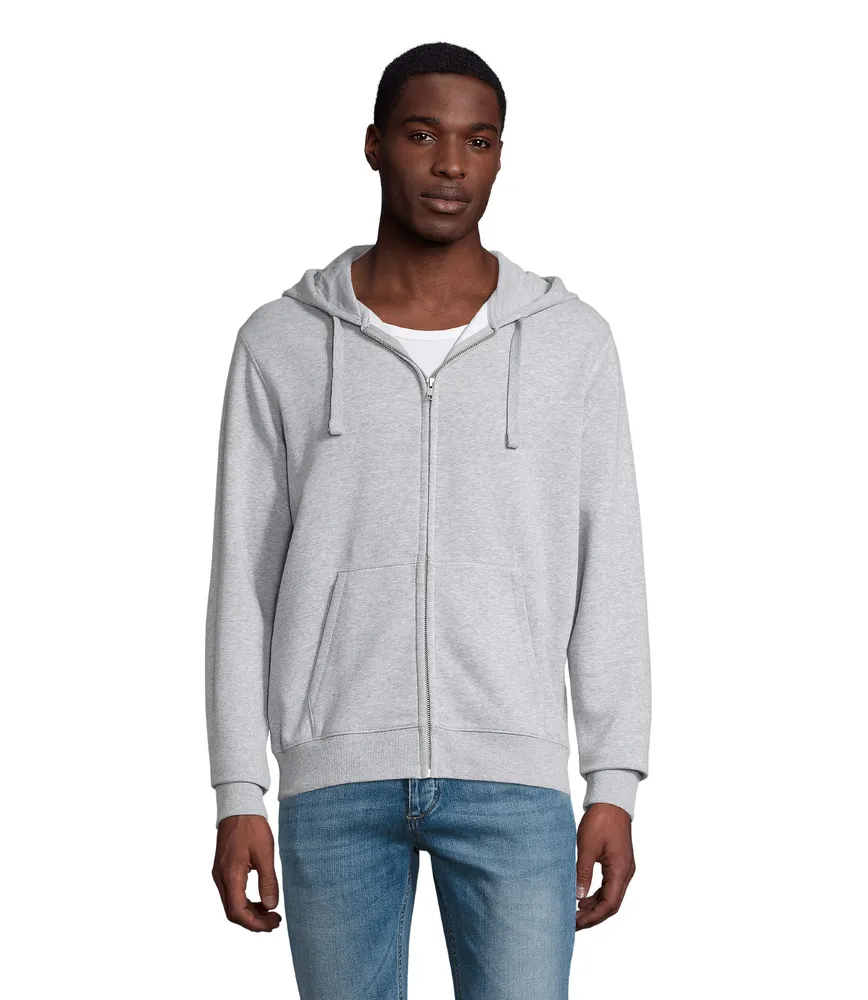 Spike Men · Spike Hood Heren 280gr – Grijs gemêleerd 2