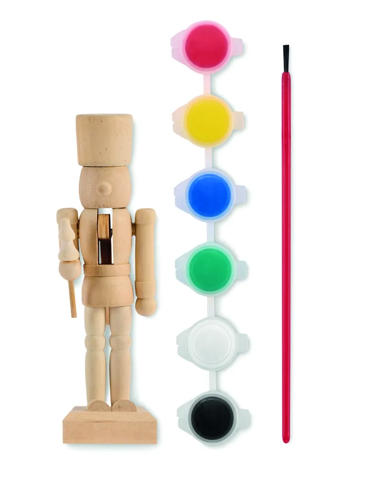 Paynt · Notenkrakerfiguur schilderset – Hout