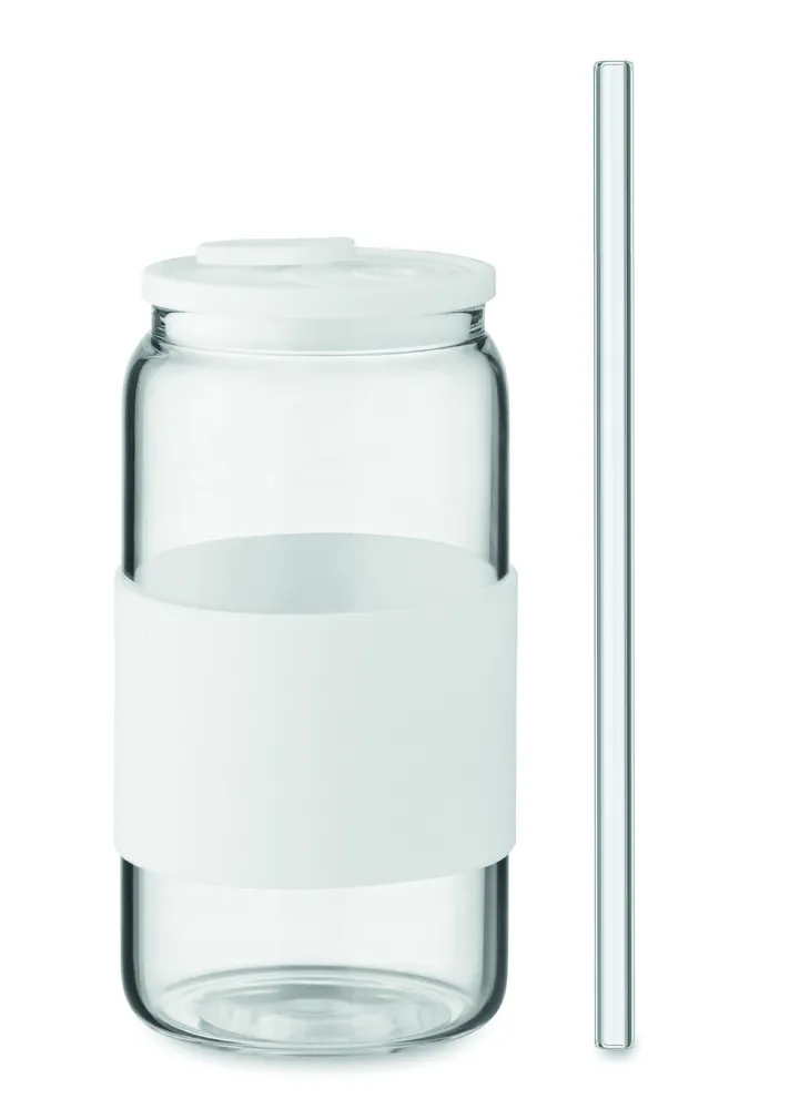 Borosip · Beker hoog borosilicaat 550ml – Wit