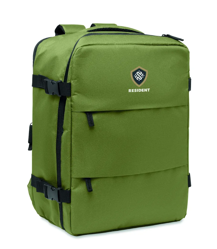 Aspen · Uitschuifbare cabin rugzak 20L – Legergroen