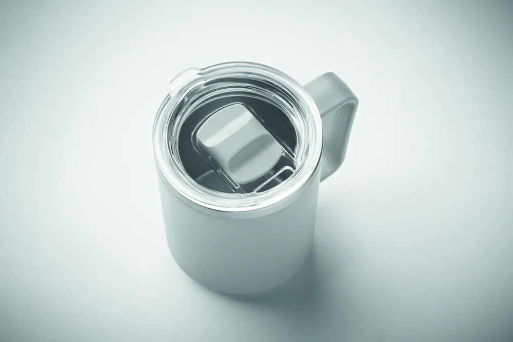 Cocoa · Dubbelwandige mok 400ml – Grijs