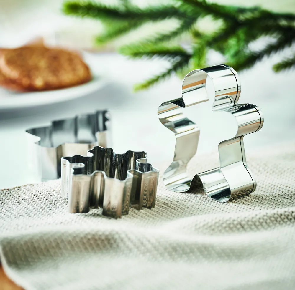 Cookies · Set kerstkoekjes-uitstekers – Beige