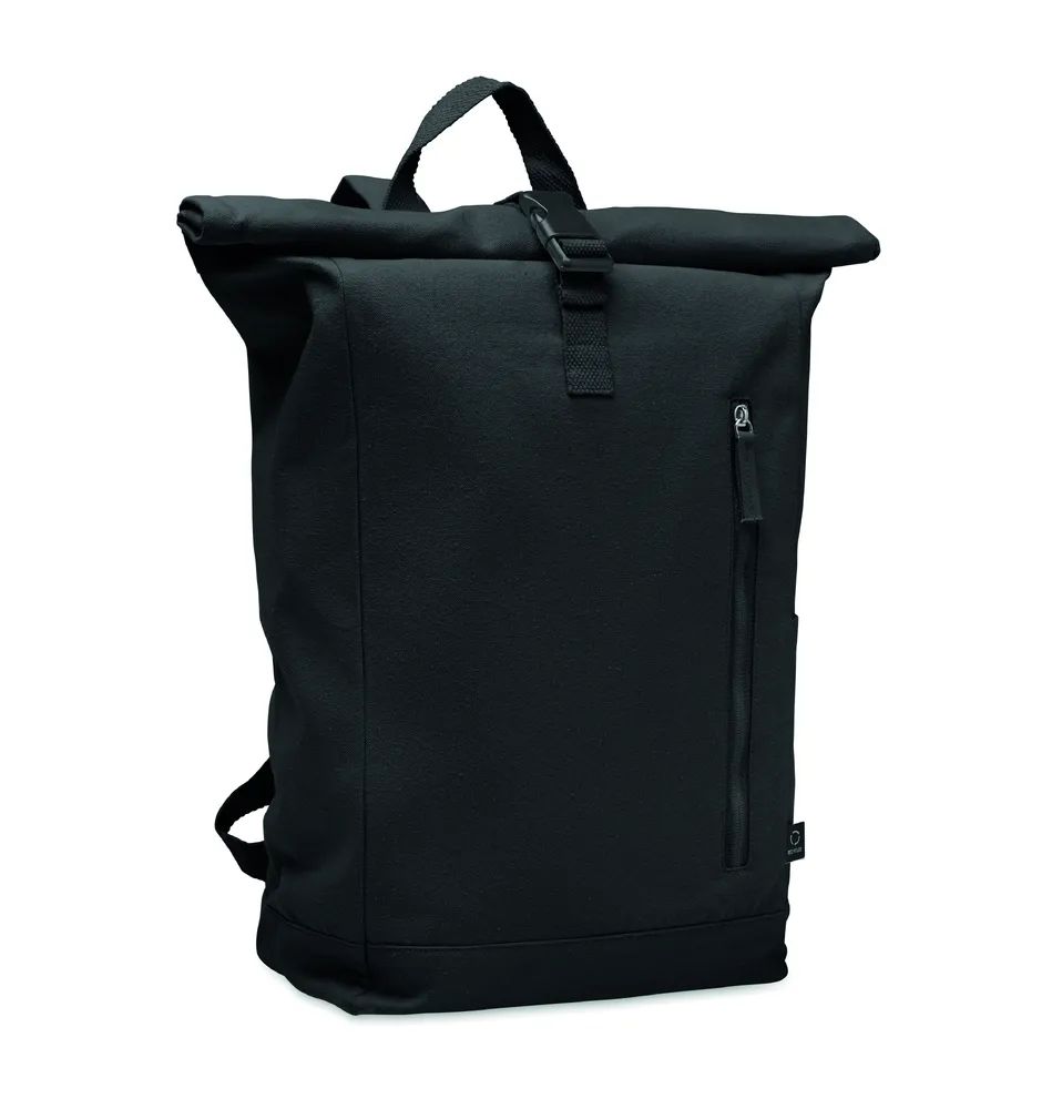 Kamet · Rolltop rugzak 390gr/m² – Zwart