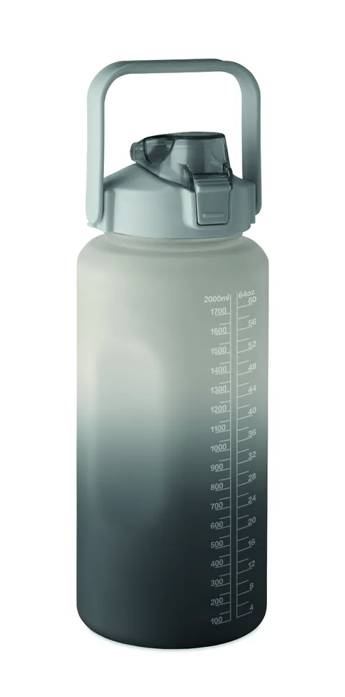 Activate Max · RPET waterfles 2000ml – Zwart