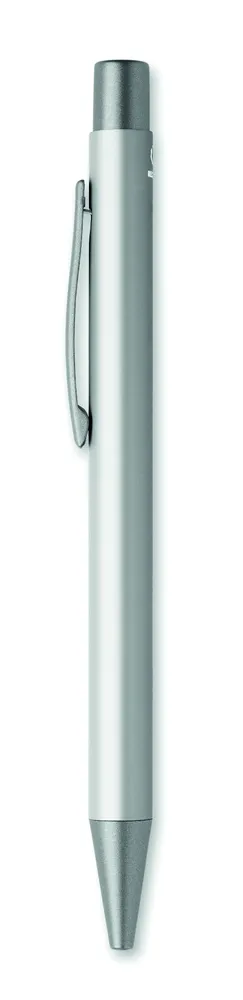 Nali · Gerecyclede aluminium balpen – Zilver