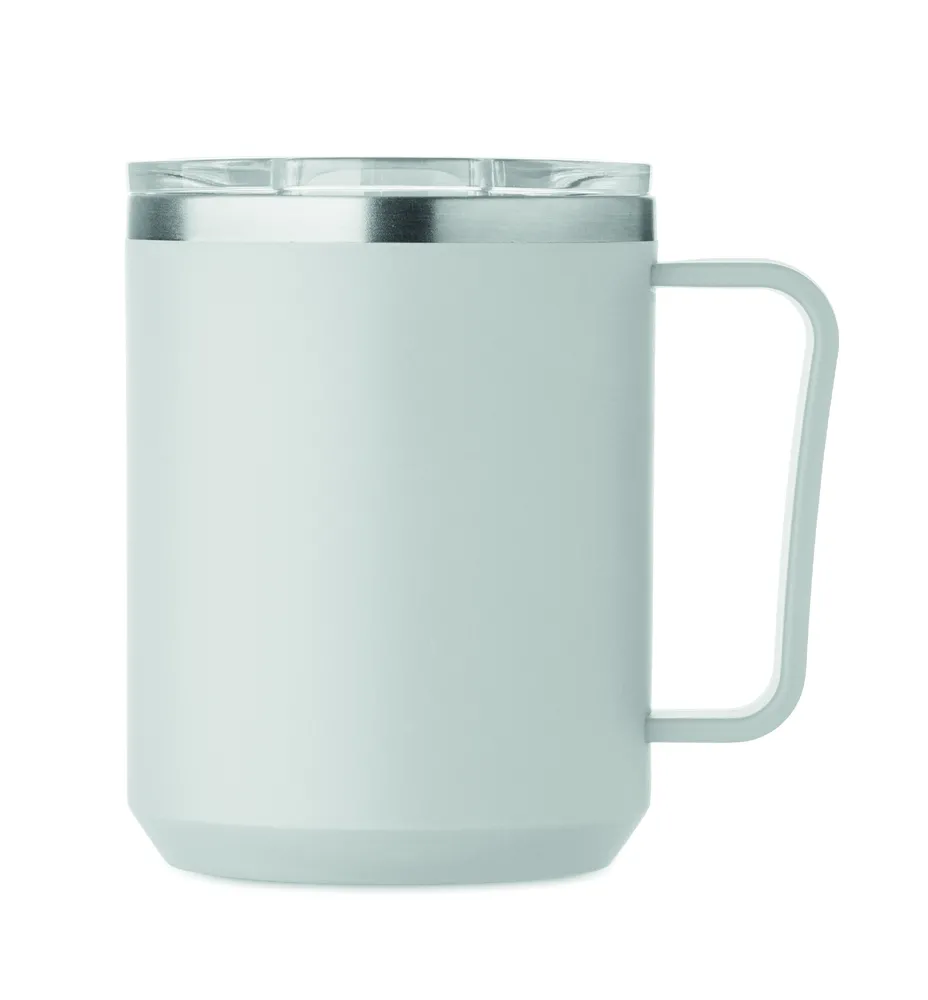 Cocoa · Dubbelwandige mok 400ml – Grijs