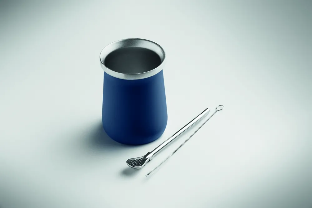 Miyerba · Yerba maté theekopje – Marineblauw