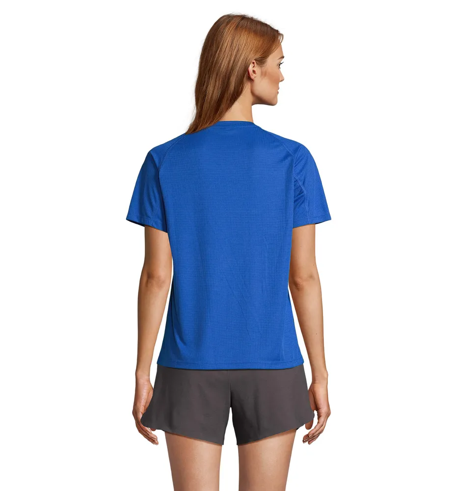 Vortex Women Raglan T-shirt – Koningsblauw