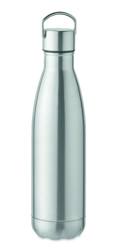 Manoa · Dubbelwandige fles 500 ml – Mat zilver