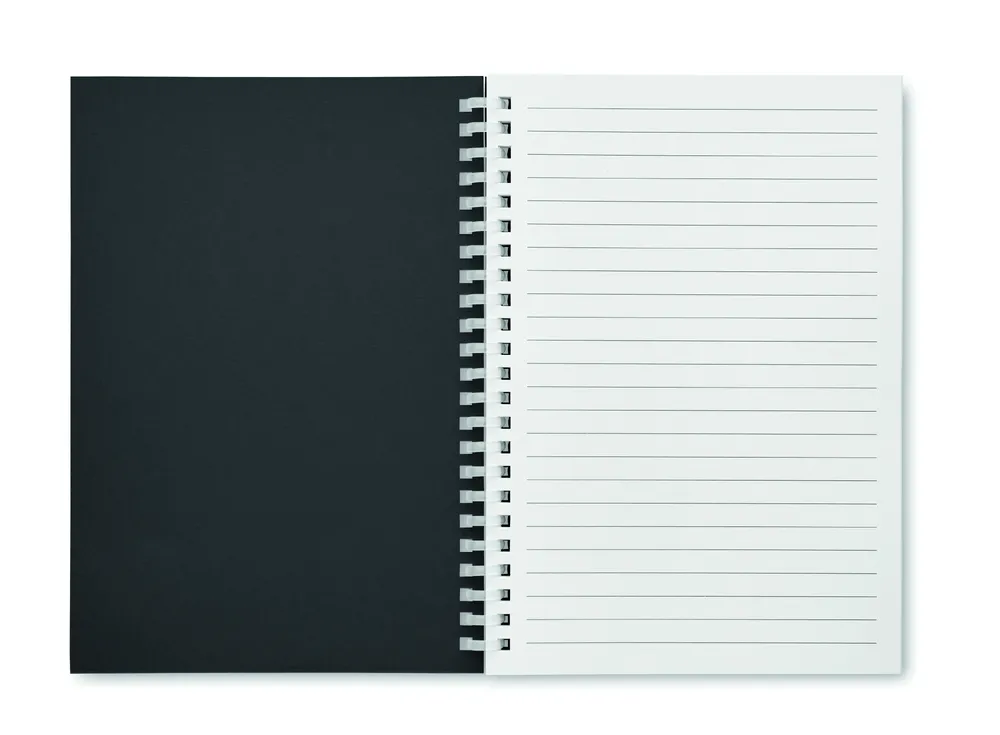 Recarnote · A5 notitieboek van gerecycled k – Zwart