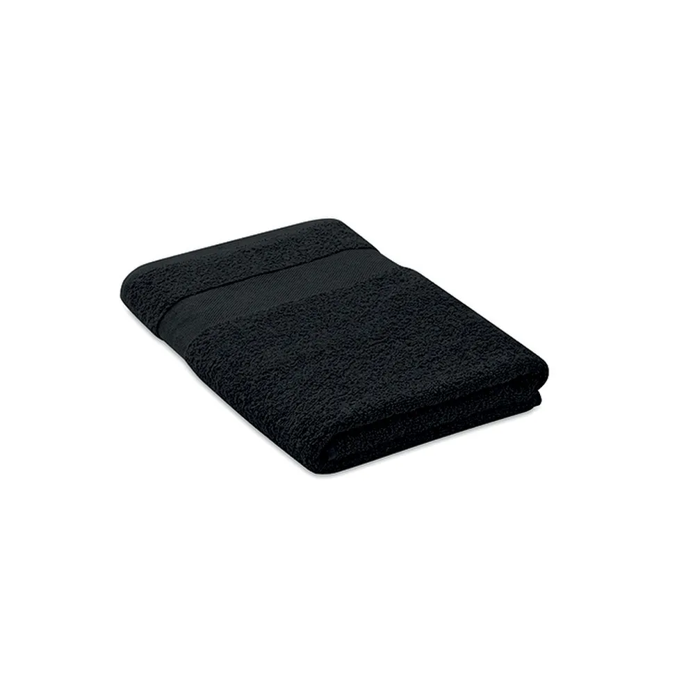 Perry · Handdoek organisch 140x70 – Zwart