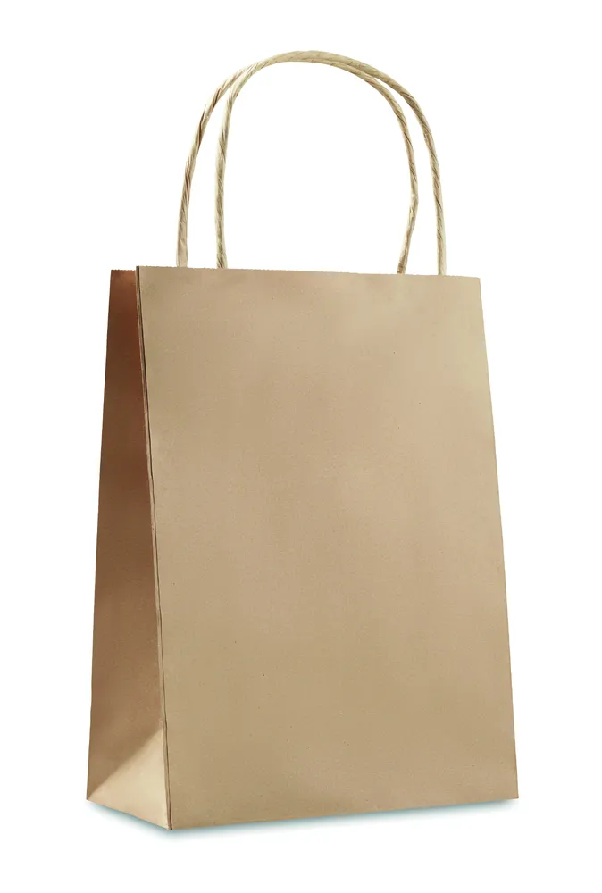 Paper Small · Papieren tas klein 150 gr/m² – Beige