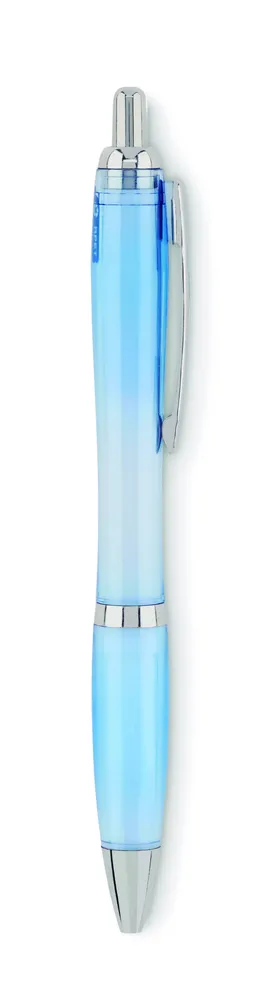 Rio RPET · RPET balpen – Transparant licht blauw