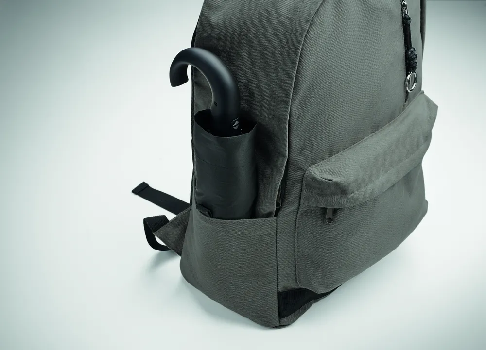 Leirur · 15 inch laptop rugzak – Steengrijs