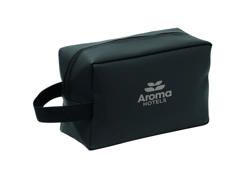 Doppkit · 600D RPET Toilettas – Zwart