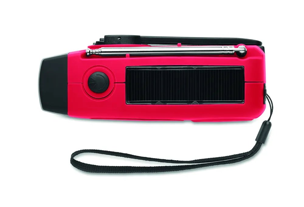 Onda · Draagbare radio met LED lamp Mo2746- – Rood