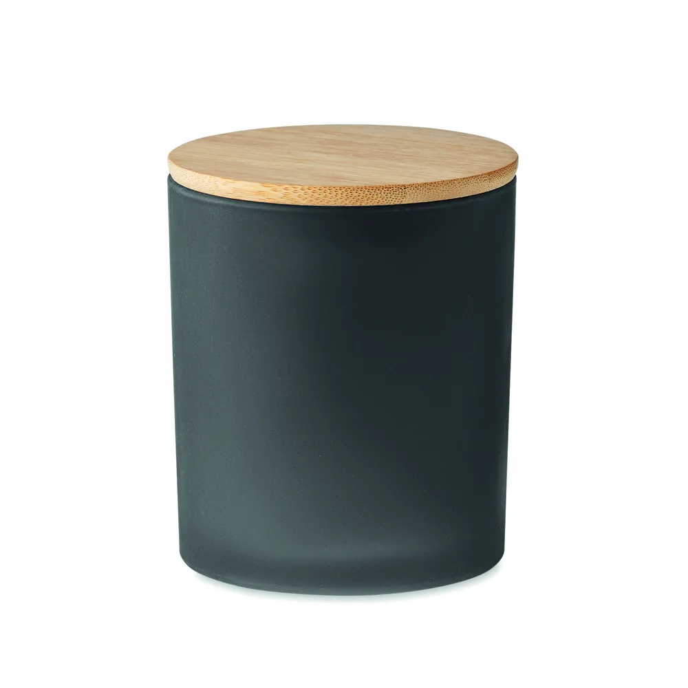 Keops Medium · Plantaardige waskaars 200 gr – Zwart