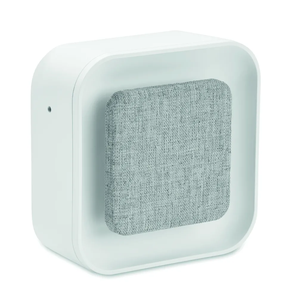 Luce · Gerecyclede ABS/PET wekker – Wit