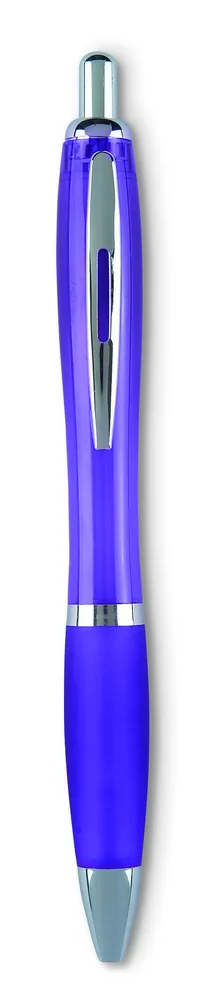Riocolour · Balpen met drukmechanisme – Transparant violet