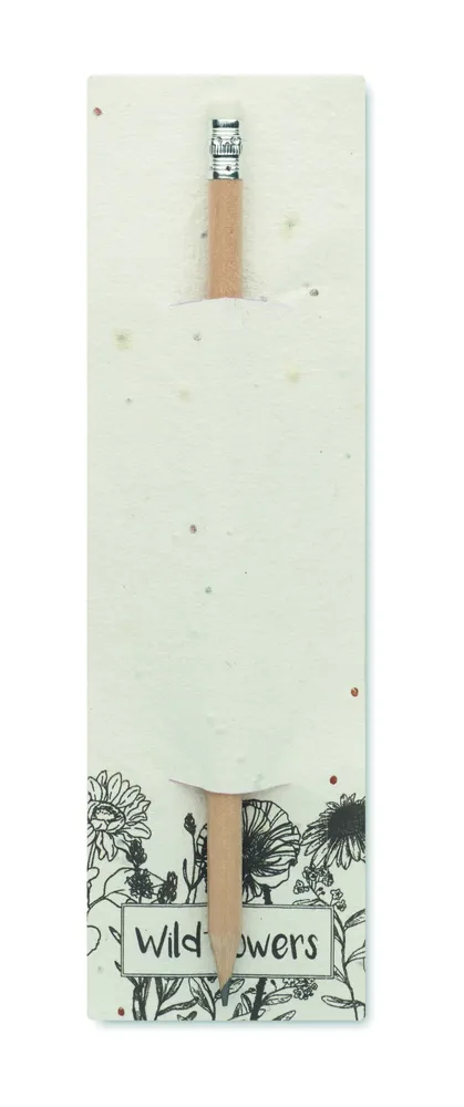 Penseed · Natuurlijk potlood zaadpapier – Wit