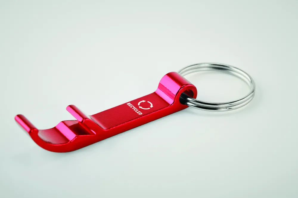 Ovikey · Sleutelhanger aluminium – Rood