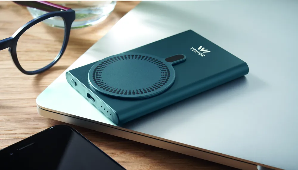 Pawtt · Draadloze oplader powerbank – Blauw