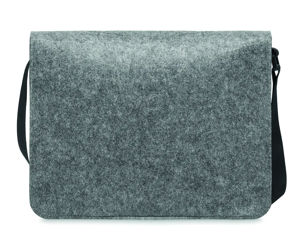 Baglo · Vilten laptoptas van RPET – Grijs