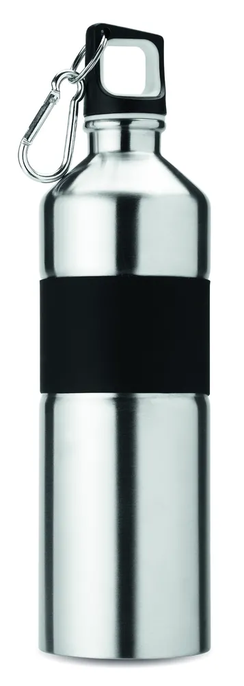 Tenere · Tweekleurige drinkfles 750 ml – Mat zilver