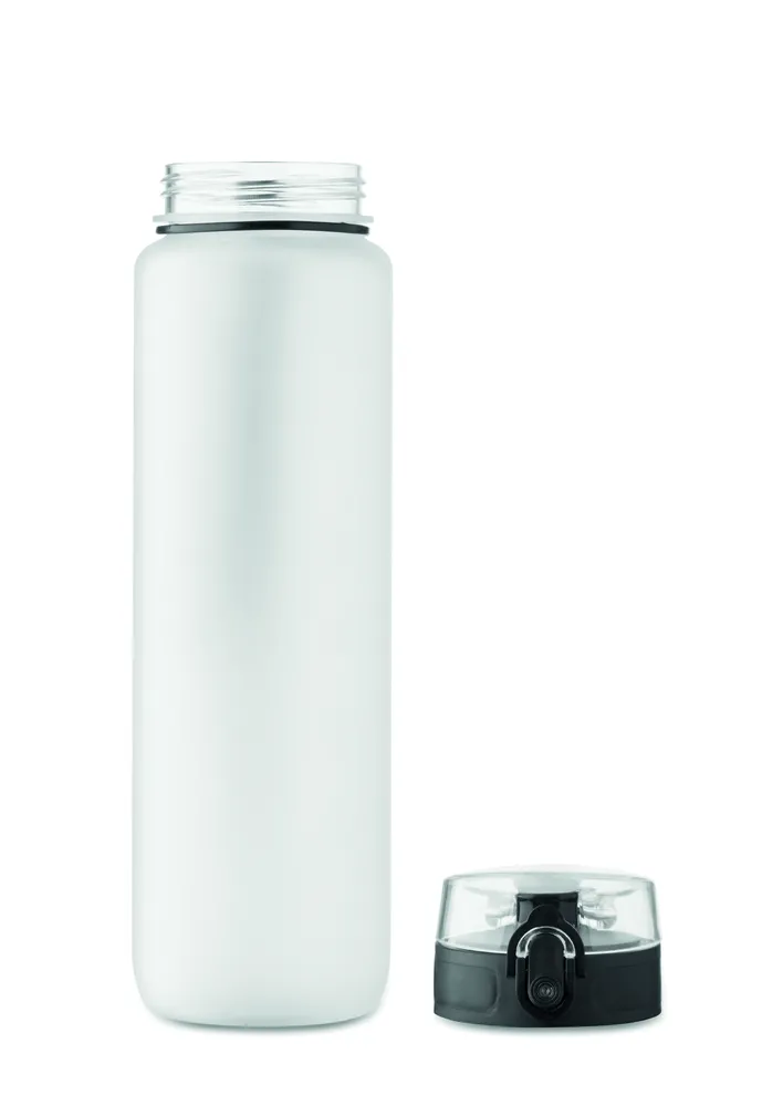 Isforden Mark · Sportwaterfles RPET 1L – Transparant wit