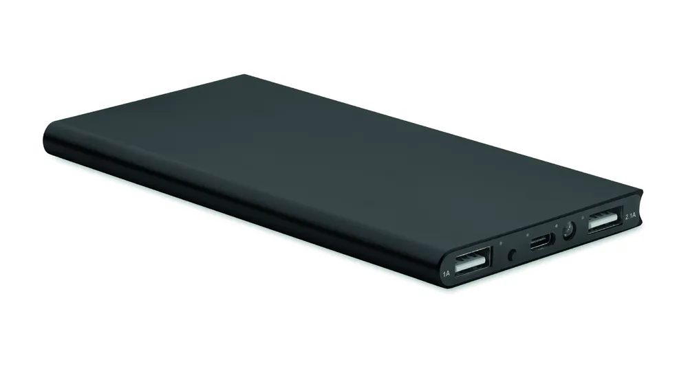 Powerflat8C · Powerbank 8000 mAh – Zwart