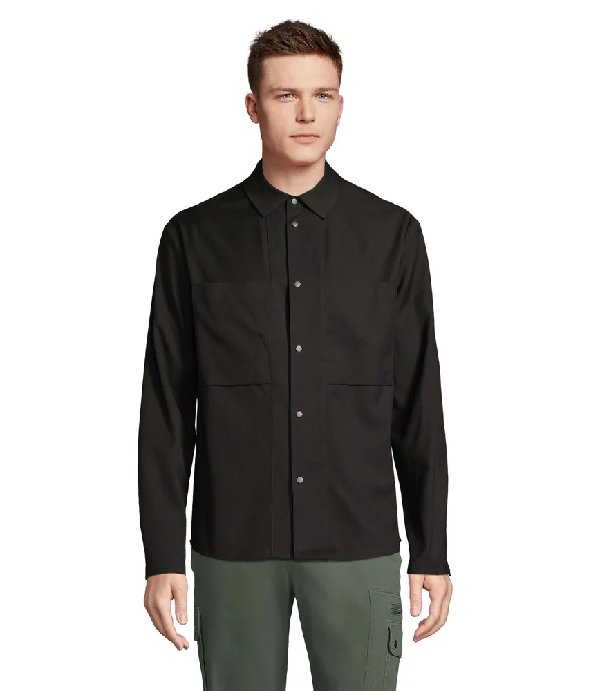Madden Unisex Overshirt – Diep zwart