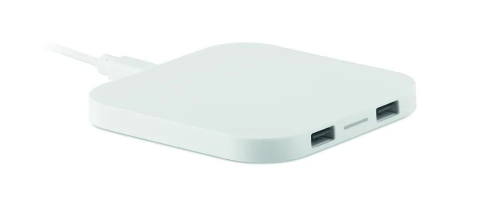 Unipad · Draadloos oplaadstation Hub – Wit