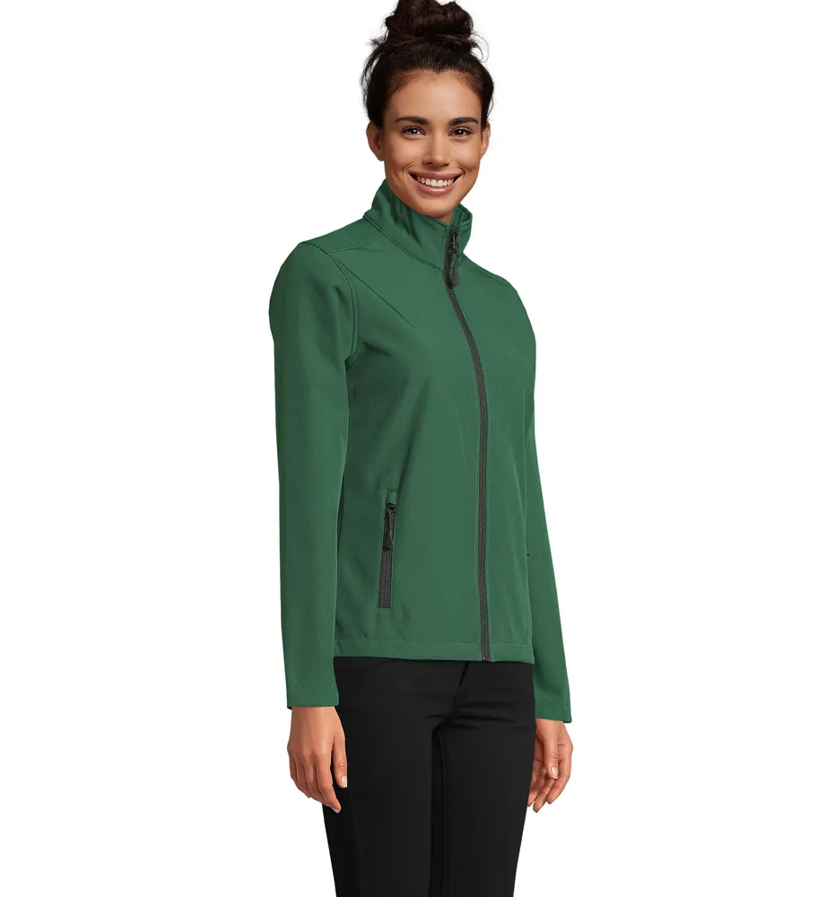 Race Women · Race dames shoftshell 280g – Flesgroen