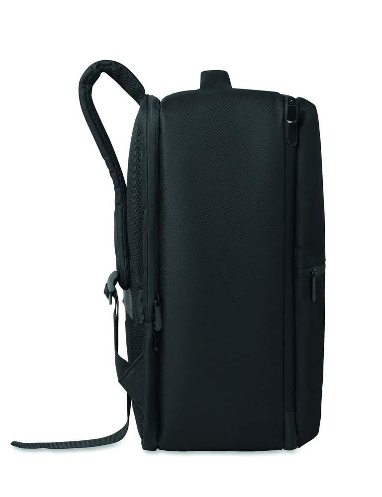 Cityflow · RPET rugzak met vacuümzak 18L – Zwart