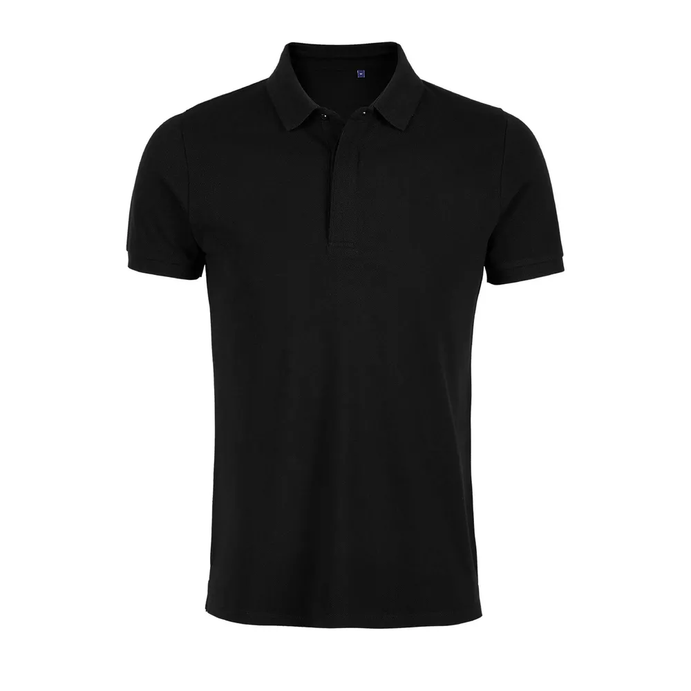 Owen Men Polo 215 – Diep zwart