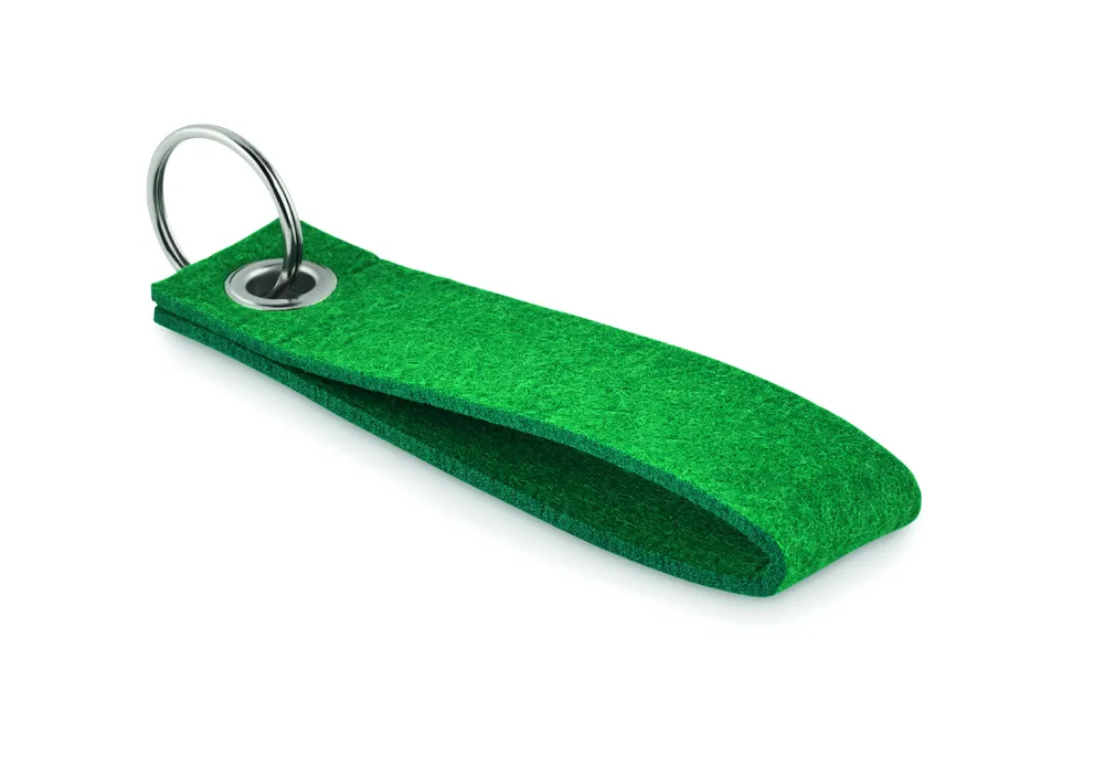 Suora · RPET vilten sleutelhanger – Groen