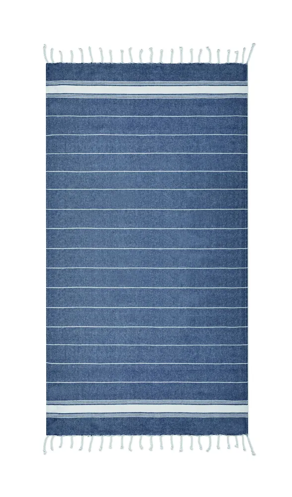 Malibu · Katoenen hamamdoek – Blauw