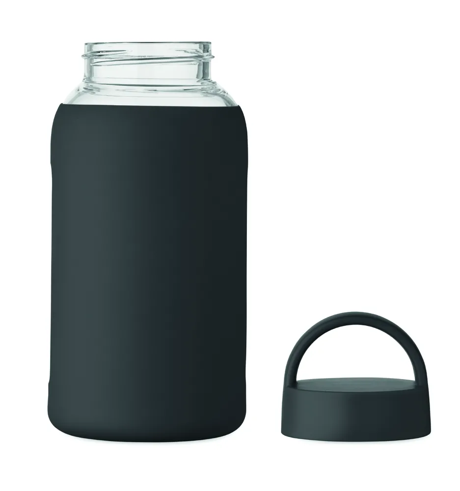 Boris · Fles van hoog borosilicaatglas – Zwart