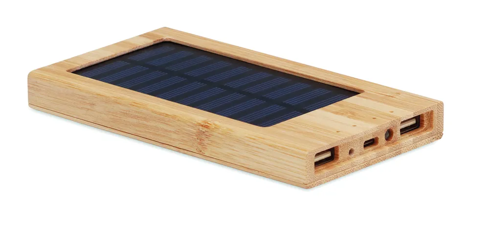 Arena Solar · Solar powerbank 4000 mAh – Hout