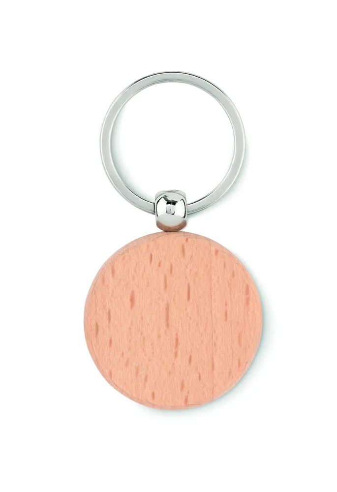 Toty Wood · Houten sleutelhanger rond – Hout