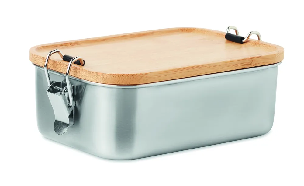 Sonabox · Rvs lunchbox 750ML – Hout