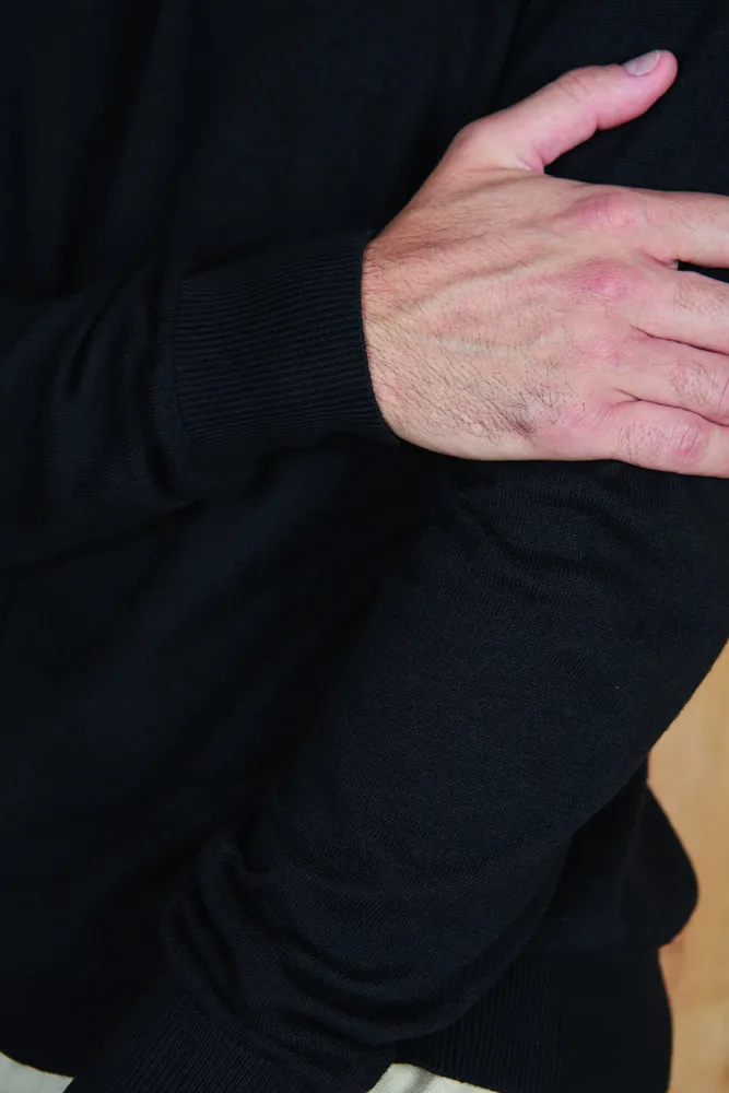 Stefan Sweater – Diep zwart