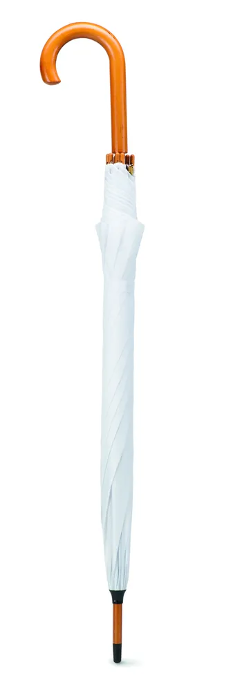 Cala · Paraplu met houten handvat – Wit