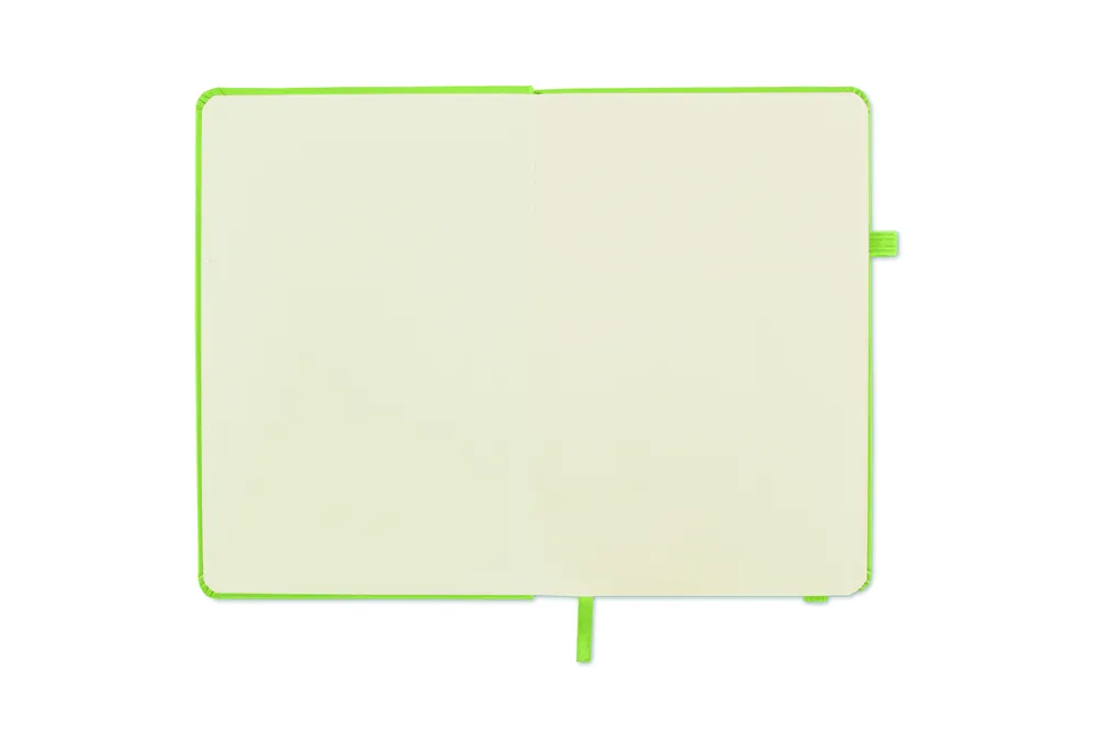 Arpu · Gerecycled PU A5 notitieboek – Limoen