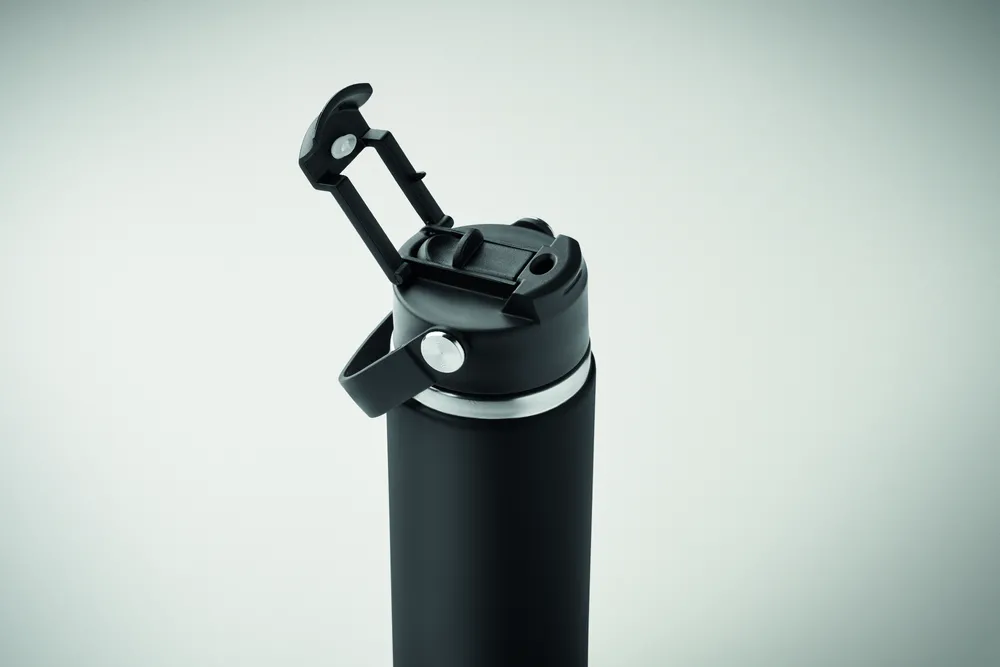 Suma Grip · Dubbelwandige fles 500ml – Zwart
