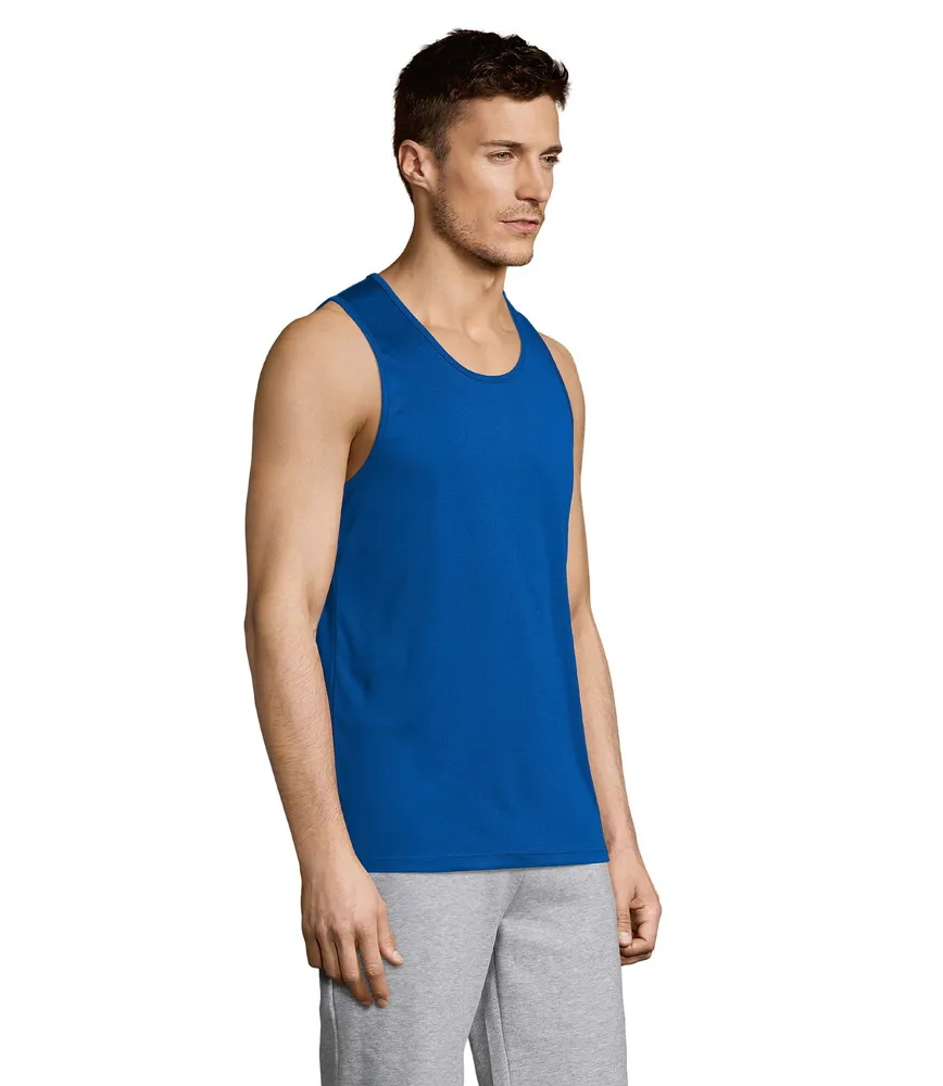 Sporty Tt Men Tank Top – Koningsblauw