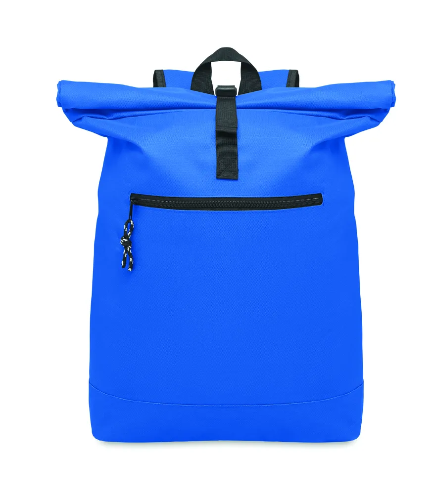 Irea · 600D polyester rolltop rugzak – Royal blauw